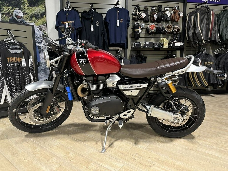 2023 Triumph Scrambler 1200 XC Carnival Red / Jet Black