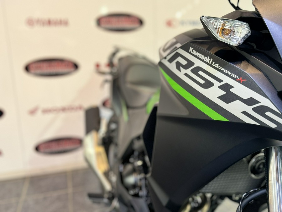 2025 Kawasaki Versys-X 300 ABS Candy Lime Green/Metallic Flat Spark Black - DA19219