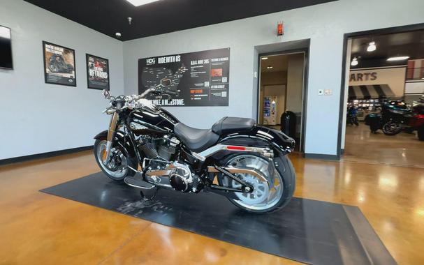 2026 Harley-Davidson® Fat Boy® Vivid Black Chrome Trim