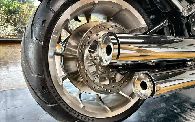 2026 Harley-Davidson® Fat Boy® Vivid Black Chrome Trim