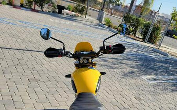 2026 Triumph Scrambler 400 XC Racing Yellow