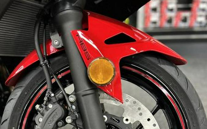 2024 Kawasaki Ninja® 500 ABS Passion Red/Metallic Flat Spark Black