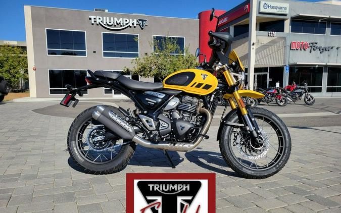 2026 Triumph Scrambler 400 XC Racing Yellow