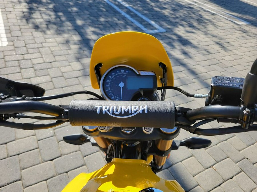 2026 Triumph Scrambler 400 XC Racing Yellow