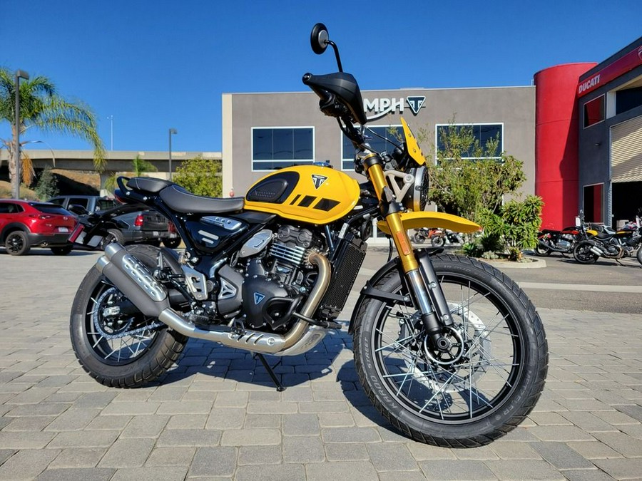 2026 Triumph Scrambler 400 XC Racing Yellow