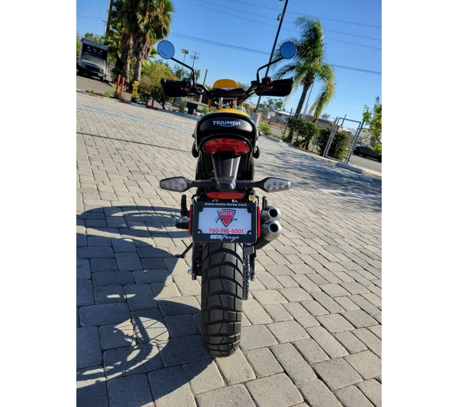 2026 Triumph Scrambler 400 XC Racing Yellow