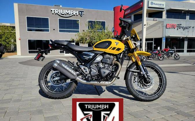 2026 Triumph Scrambler 400 XC Racing Yellow