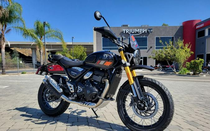2026 Triumph Scrambler 400 XC Storm Grey