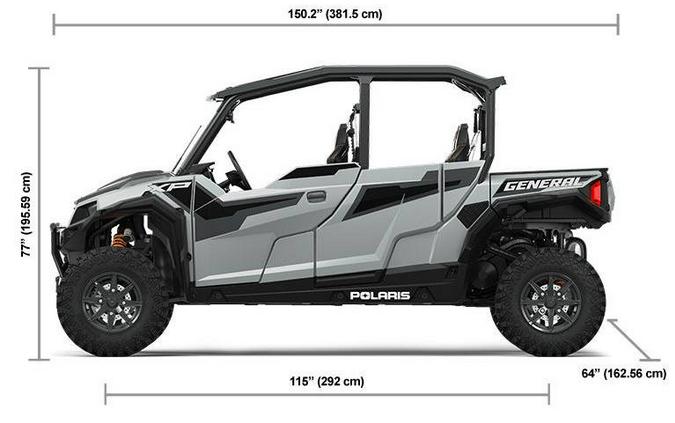 2022 Polaris GENERAL XP 4 1000 DLX RC - MT GST WHT RIDE COMMAND Edition
