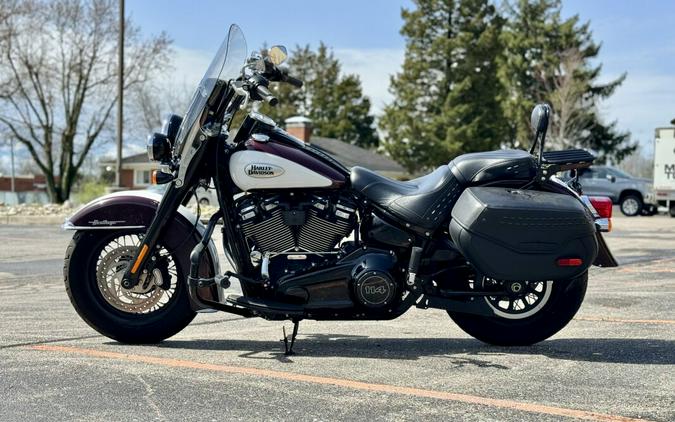 CERTIFIED PRE-OWNED 2021 Harley-Davidson Heritage Classic 114 Midnight Crimson/Stone Washed FLHCS