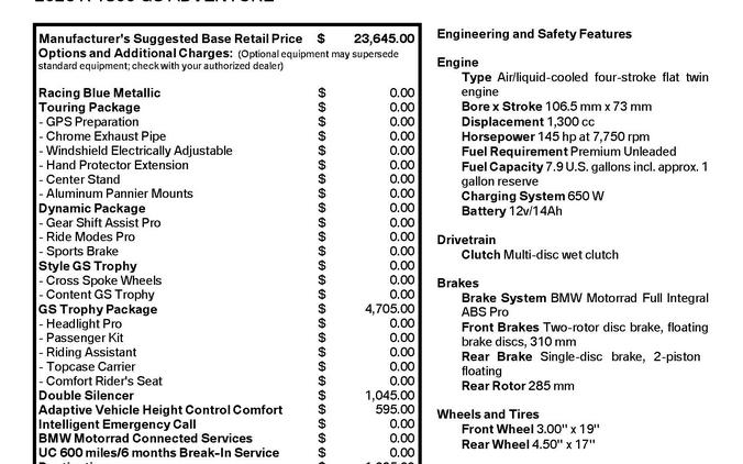 2026 BMW R 1300 GS Adventure