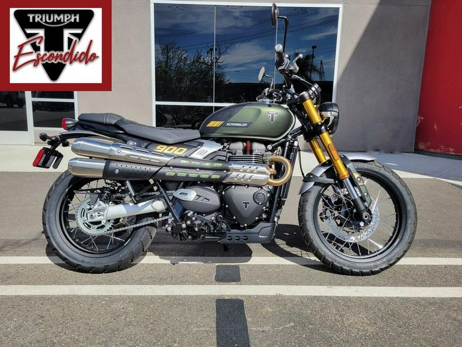 2026 Triumph Scrambler 900 Matt khaki green