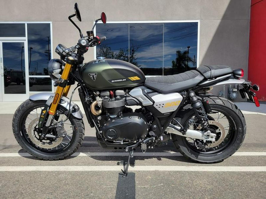 2026 Triumph Scrambler 900 Matt khaki green