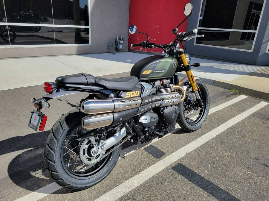 2026 Triumph Scrambler 900 Matt khaki green