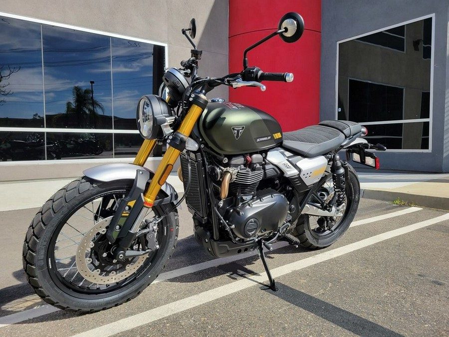 2026 Triumph Scrambler 900 Matt khaki green