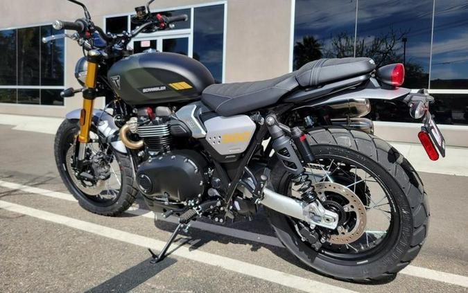 2026 Triumph Scrambler 900 Matt khaki green