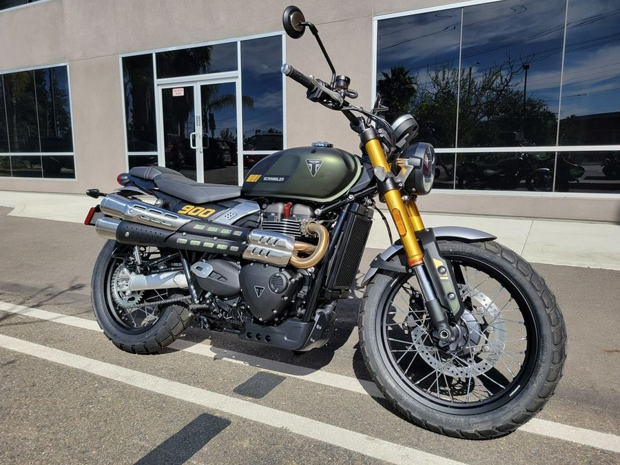 2026 Triumph Scrambler 900 Matt khaki green