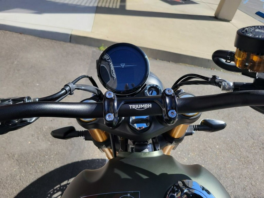 2026 Triumph Scrambler 900 Matt khaki green