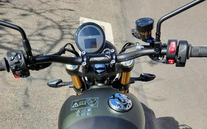 2026 Triumph Scrambler 900 Matt khaki green