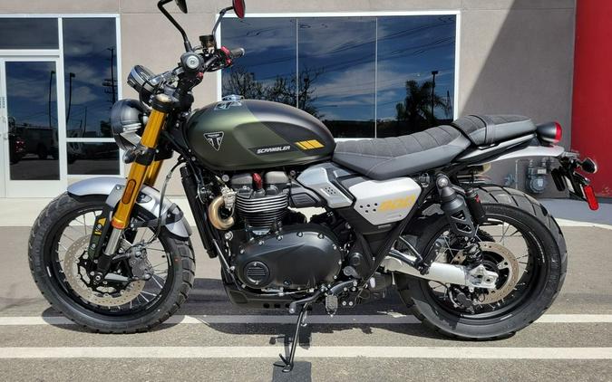 2026 Triumph Scrambler 900 Matt khaki green