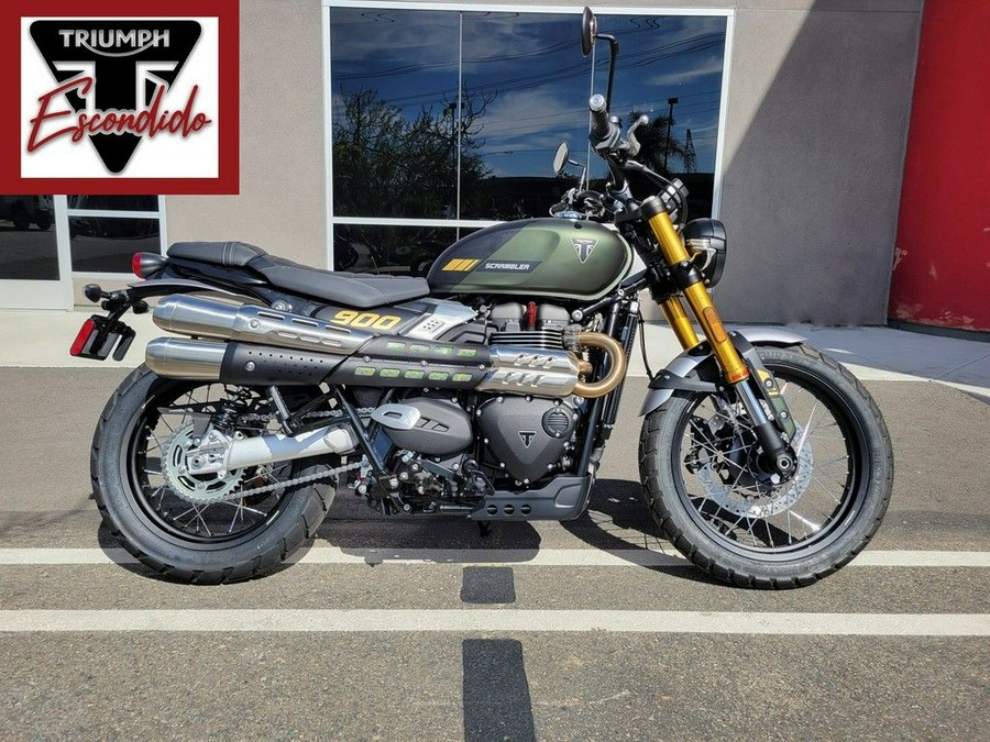 2026 Triumph Scrambler 900 Matt khaki green