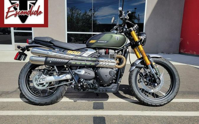 2026 Triumph Scrambler 900 Matt khaki green