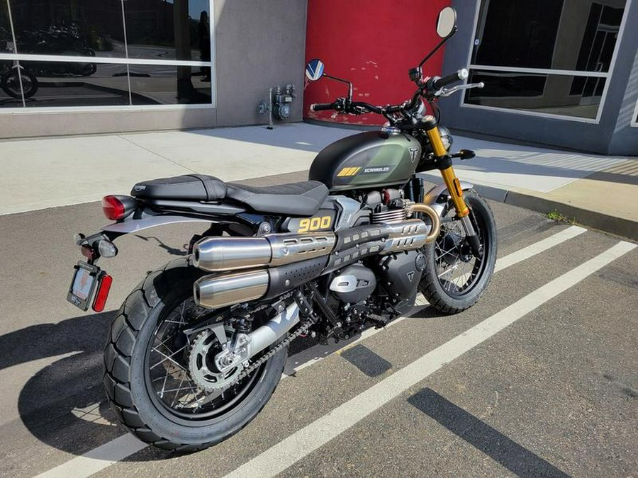 2026 Triumph Scrambler 900 Matt khaki green