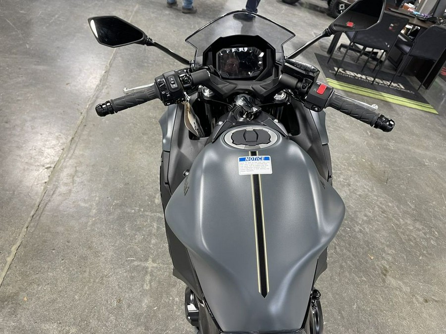 2024 Kawasaki Ninja® 650 Metallic Matte Dark Gray/Metallic Spark Black