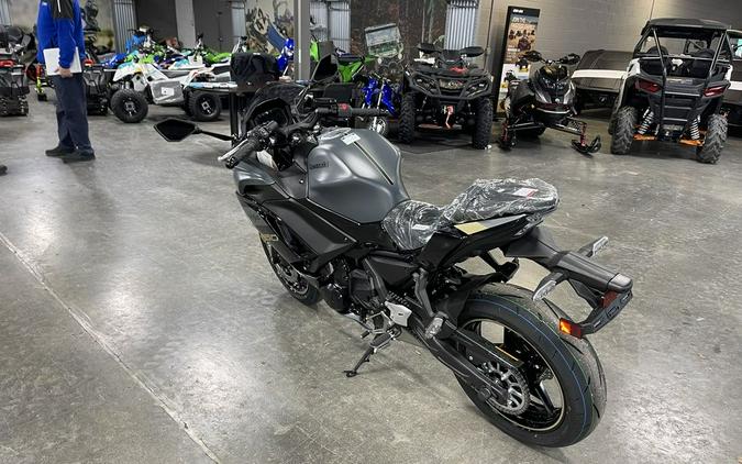 2024 Kawasaki Ninja® 650 Metallic Matte Dark Gray/Metallic Spark Black