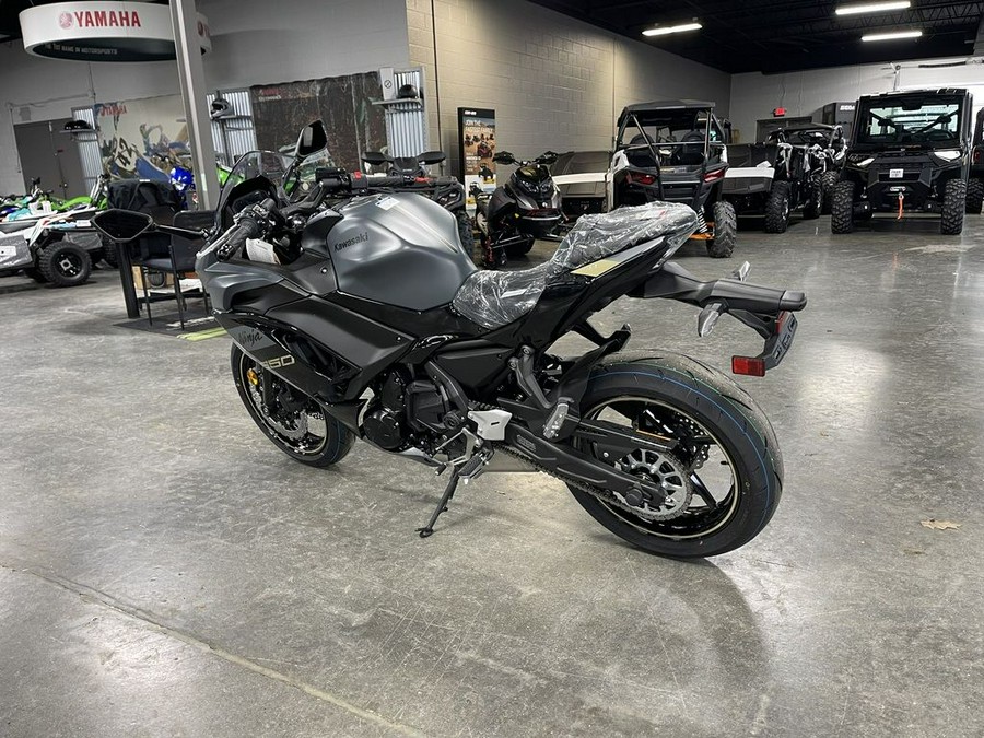 2024 Kawasaki Ninja® 650 Metallic Matte Dark Gray/Metallic Spark Black