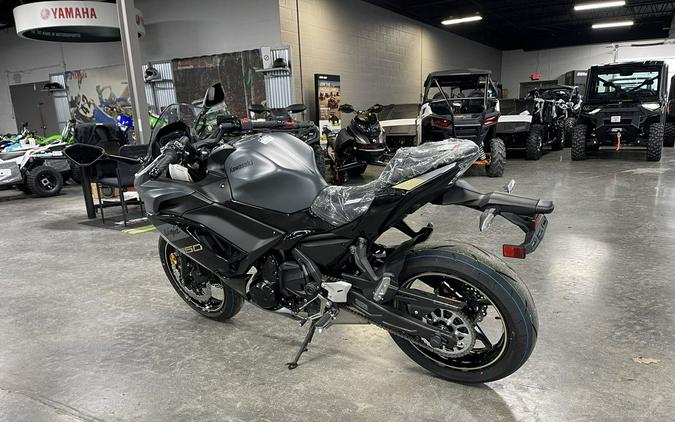 2024 Kawasaki Ninja® 650 Metallic Matte Dark Gray/Metallic Spark Black