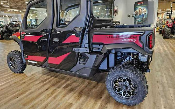 2025 Kawasaki RIDGE CREW HVAC Candy Persimmon Red - 110053