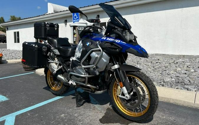 2020 BMW R 1250 GS Adventure Light White/Racing Blue Met/Racing Red