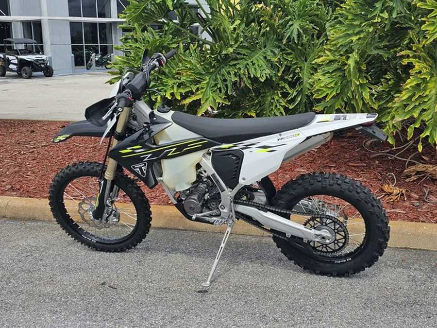 2026 Triumph TF 250-E Jet Black/Pure White 250-E