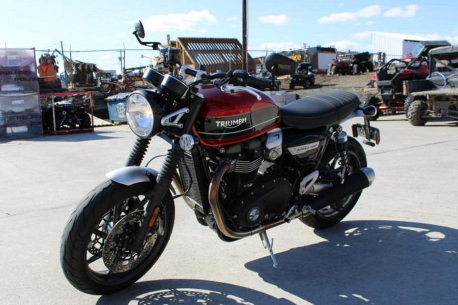 2019 Triumph Speed Twin Korosi Red and Storm Grey