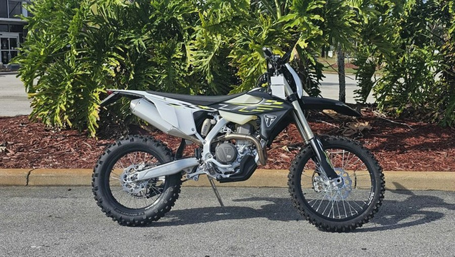 2026 Triumph TF 450-E Jet BlackPure White