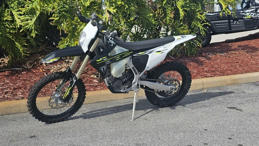 2026 Triumph TF 450-E Jet BlackPure White