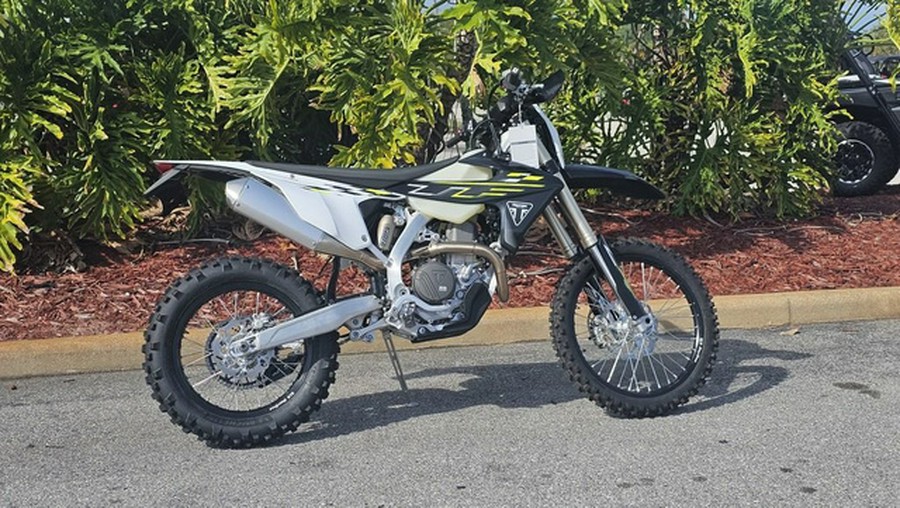 2026 Triumph TF 450-E Jet BlackPure White