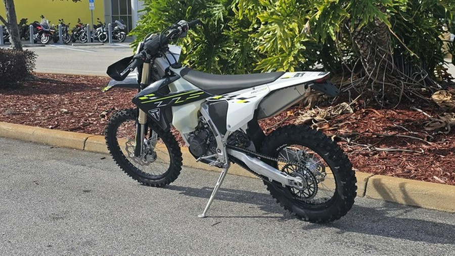 2026 Triumph TF 450-E Jet BlackPure White