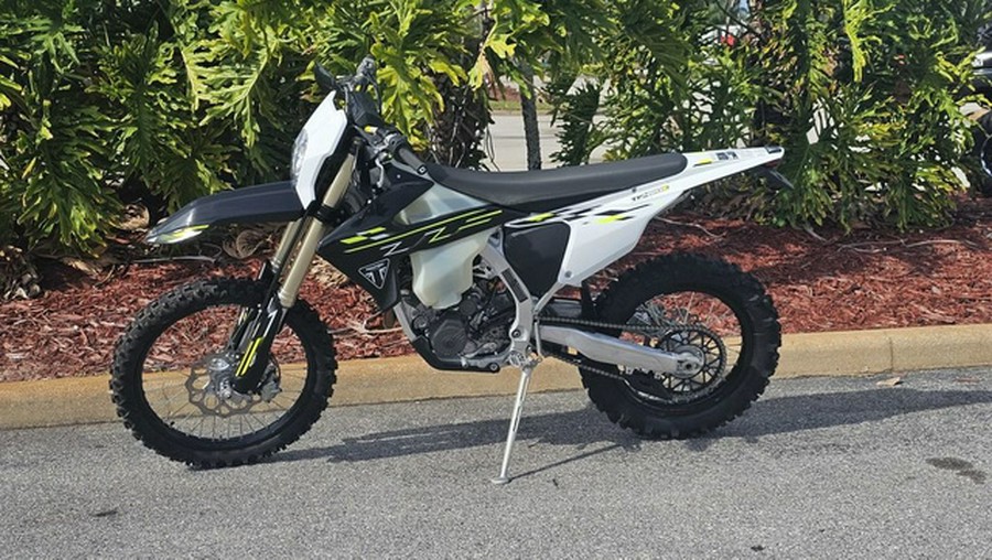 2026 Triumph TF 450-E Jet BlackPure White