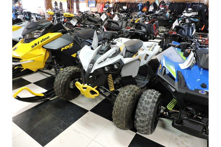 2024 Can-Am Renegade 110 EFI Gray & Yellow / Blue & Black