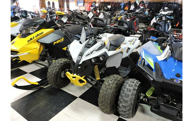 2024 Can-Am Renegade 110 EFI Gray & Yellow / Blue & Black