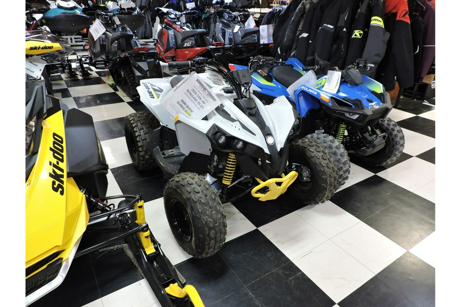 2024 Can-Am Renegade 110 EFI Gray & Yellow / Blue & Black