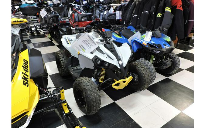 2024 Can-Am Renegade 110 EFI Gray & Yellow / Blue & Black