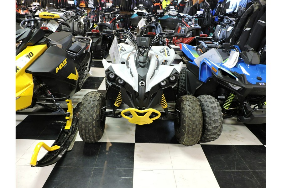 2024 Can-Am Renegade 110 EFI Gray & Yellow / Blue & Black