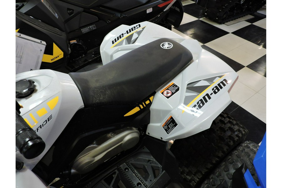 2024 Can-Am Renegade 110 EFI Gray & Yellow / Blue & Black