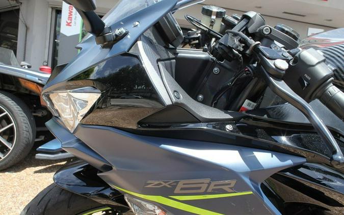 2023 Kawasaki Ninja ZX-6R Metallic Matte Twilight Blue/Metalli