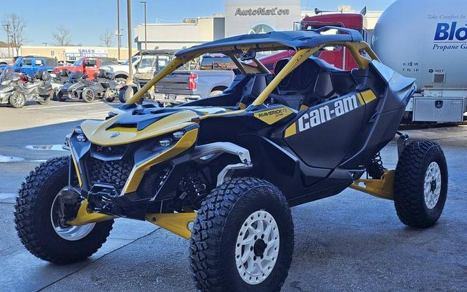 2024 Can-Am® Maverick R X RS with Smart-Shox Carbon Black & Neo Yellow