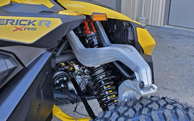 2024 Can-Am® Maverick R X RS with Smart-Shox Carbon Black & Neo Yellow