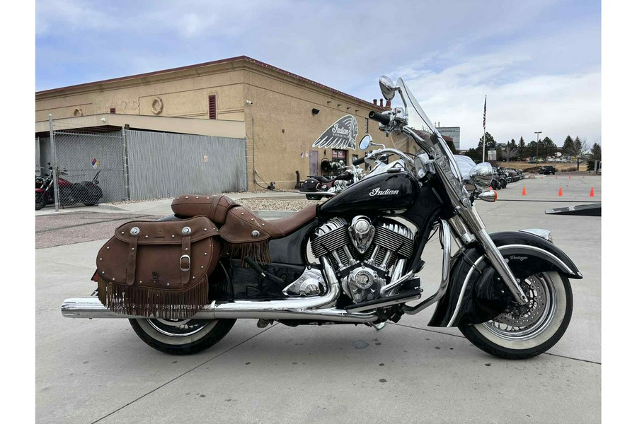 2016 Indian Motorcycle CHIEF VINTAGE, BLACK, 49S Vintage